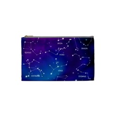 Realistic Night Sky With Constellation Cosmetic Bag (small) by Wegoenart