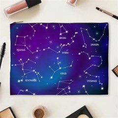 Realistic Night Sky With Constellation Cosmetic Bag (XL)