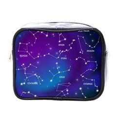 Realistic Night Sky With Constellation Mini Toiletries Bag (one Side) by Wegoenart