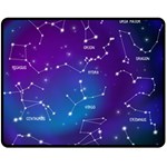 Realistic Night Sky With Constellation Fleece Blanket (Medium)  60 x50  Blanket Front