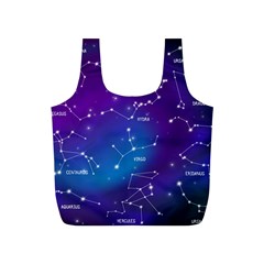 Realistic Night Sky With Constellation Full Print Recycle Bag (S)