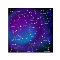 Realistic Night Sky With Constellation Square Satin Scarf (30  x 30 )