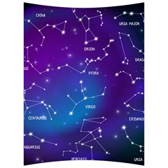 Realistic Night Sky With Constellation Back Support Cushion