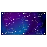 Realistic Night Sky With Constellation Banner and Sign 4  x 2  Front