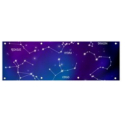 Realistic Night Sky With Constellation Banner And Sign 9  X 3  by Wegoenart