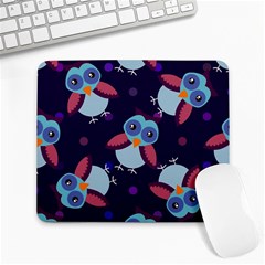 Owl Pattern Background Large Mousepad by Wegoenart