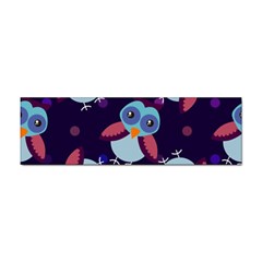 Owl Pattern Background Sticker Bumper (100 Pack) by Wegoenart