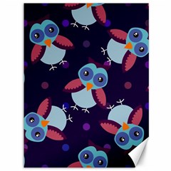 Owl Pattern Background Canvas 36  X 48  by Wegoenart