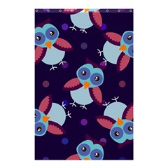 Owl Pattern Background Shower Curtain 48  X 72  (small)  by Wegoenart