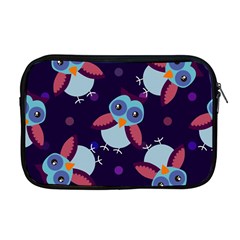 Owl Pattern Background Apple Macbook Pro 17  Zipper Case by Wegoenart