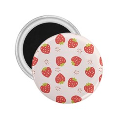 Strawberries Pattern Design 2 25  Magnets by Wegoenart