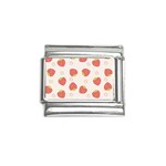 Strawberries Pattern Design Italian Charm (9mm) Front