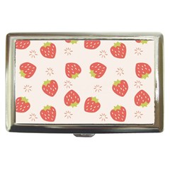 Strawberries Pattern Design Cigarette Money Case by Wegoenart