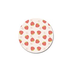 Strawberries Pattern Design Golf Ball Marker (4 Pack) by Wegoenart