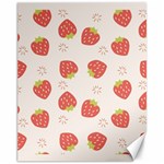 Strawberries Pattern Design Canvas 11  x 14  10.95 x13.48  Canvas - 1