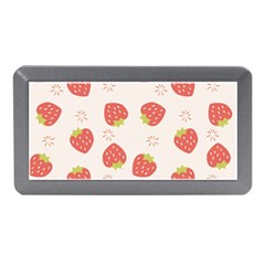 Strawberries Pattern Design Memory Card Reader (mini) by Wegoenart