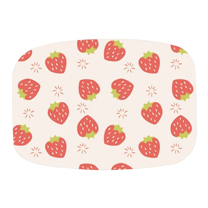 Strawberries Pattern Design Mini Square Pill Box