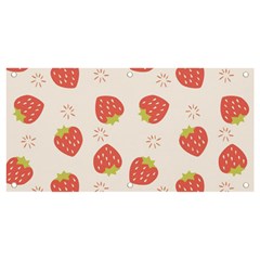 Strawberries Pattern Design Banner And Sign 4  X 2 