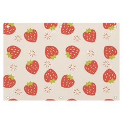 Strawberries Pattern Design Banner And Sign 6  X 4 