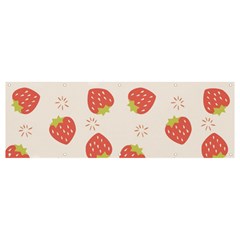 Strawberries Pattern Design Banner And Sign 12  X 4 