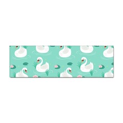 Elegant Swan Seamless Pattern Sticker Bumper (100 Pack) by Wegoenart