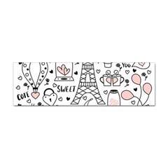 Big Collection With Hand Drawn Object Valentine Day Sticker (bumper) by Wegoenart