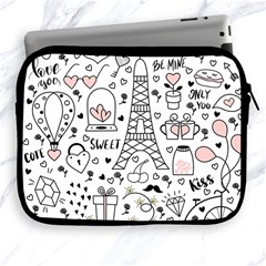 Big Collection With Hand Drawn Object Valentine Day Apple Ipad 2/3/4 Zipper Cases by Wegoenart