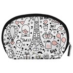 Big Collection With Hand Drawn Object Valentine Day Accessory Pouch (Large) Back