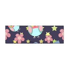 Owl Star Pattern Background Sticker Bumper (100 Pack) by Wegoenart