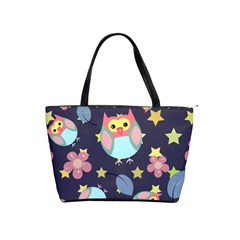 Owl Star Pattern Background Classic Shoulder Handbag by Wegoenart