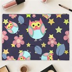 Owl Star Pattern Background Cosmetic Bag (XXL) Back