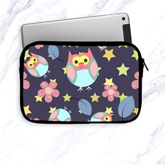 Owl Star Pattern Background Apple Ipad Mini Zipper Cases by Wegoenart