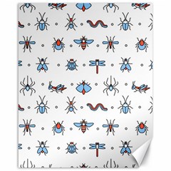 Insect Icon Seamless Pattern Canvas 16  X 20  by Wegoenart