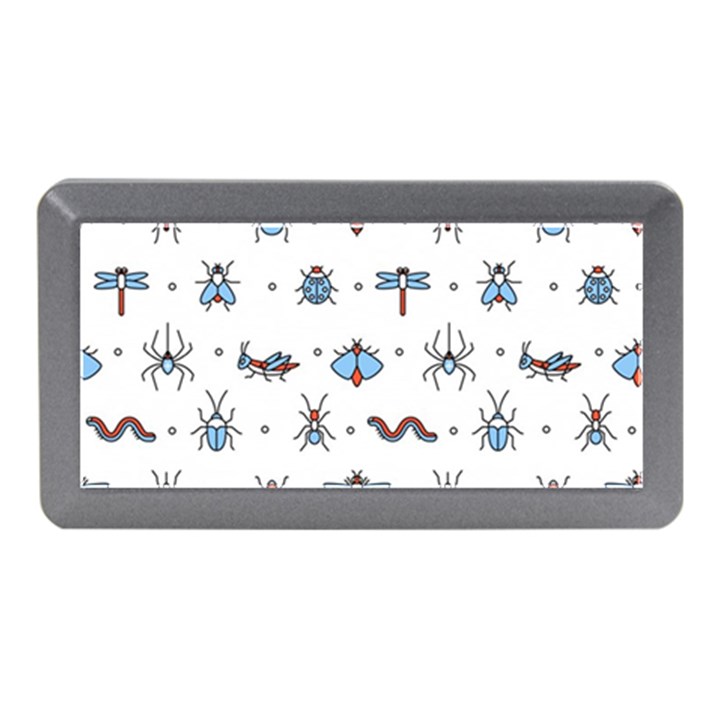 Insect Icon Seamless Pattern Memory Card Reader (Mini)