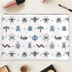 Insect Icon Seamless Pattern Cosmetic Bag (xxl) by Wegoenart