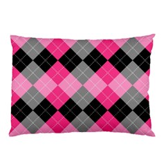 Seamless Argyle Pattern Pillow Case by Wegoenart