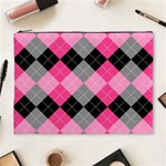 Seamless Argyle Pattern Cosmetic Bag (XL) Front