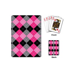 Seamless Argyle Pattern Playing Cards Single Design (mini)