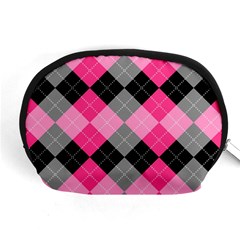 Seamless Argyle Pattern Accessory Pouch (medium) by Wegoenart