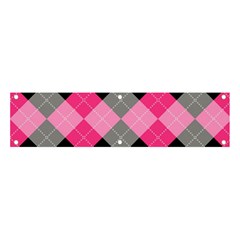 Seamless Argyle Pattern Banner And Sign 4  X 1 