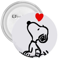 Snoopy Love 3  Buttons