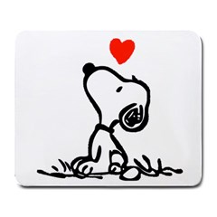 Snoopy Love Large Mousepad