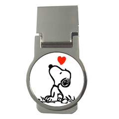 Snoopy Love Money Clips (round)  by Jancukart