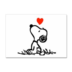 Snoopy Love Sticker A4 (100 Pack) by Jancukart