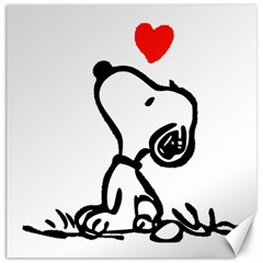 Snoopy Love Canvas 20  X 20 