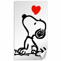 Snoopy Love Canvas 40  X 72 