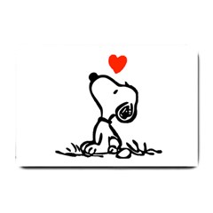 Snoopy Love Small Doormat by Jancukart