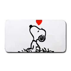 Snoopy Love Medium Bar Mat by Jancukart