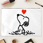 Snoopy Love Cosmetic Bag (XXL) Back