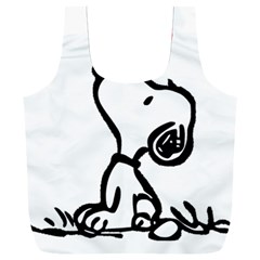 Snoopy Love Full Print Recycle Bag (xxl) by Jancukart